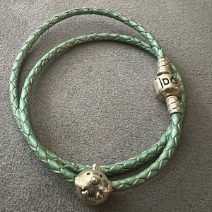 Pandora leather double bracelet